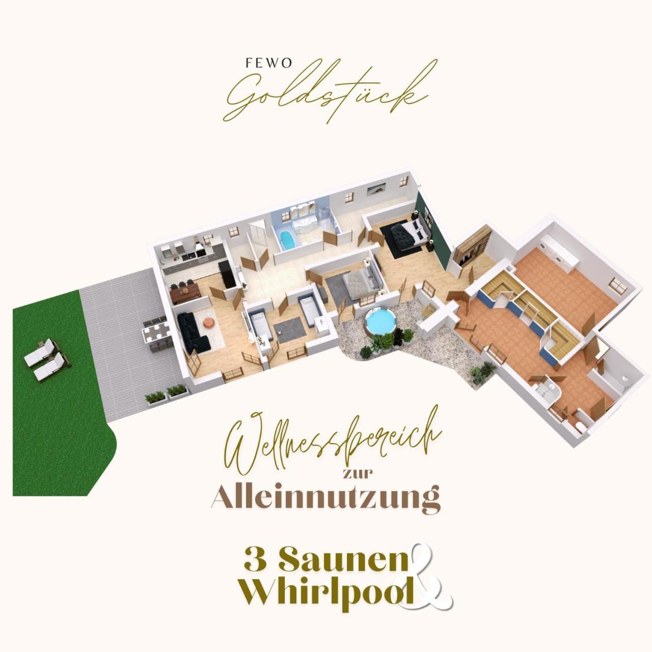 Fewo Goldstueck Mit Privatem Spa Und Whirlpool Ґрафенау Екстер'єр фото